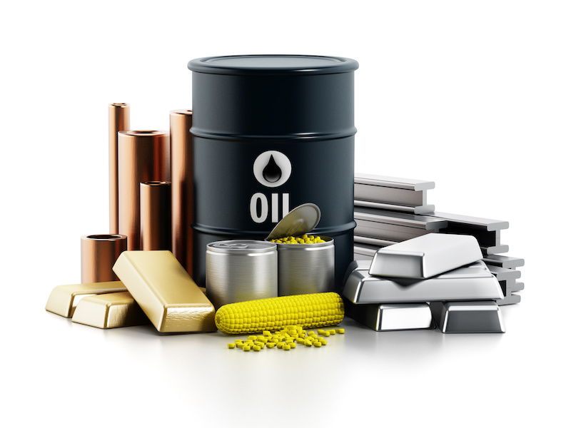 precious metals, oil, other alternative assets